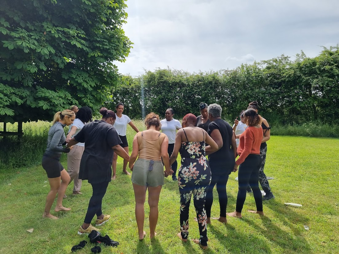 Women sharing real connection